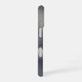 輝く雪の盛り上がり 抽象的な自然 iPhone 16ケース (右側面)
