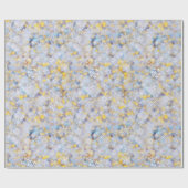 輝く雪の結晶 ラッピングペーパー (フラット)