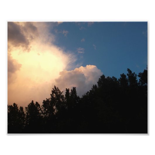 輝く雲 フォトプリント            (正面)