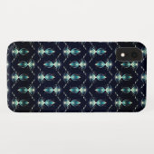 輝く青い宝石の洗練されたルック Case-Mate iPhoneケース (裏面(横))