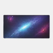 輝く青い超新星の深宇宙星雲 デスクマット (正面)
