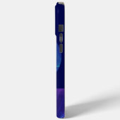 輝く青紫の夢の抽象的フラクタルアート Case-Mate iPhoneケース (裏面 / 左)