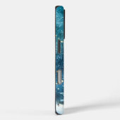 輝く静かな夜 クリスマスの森のツリー Case-Mate iPhoneケース (裏面 / 右)