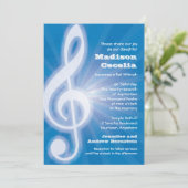 輝く音楽の音符 バー・バット・ミツバ祭 招待状 (スタンド正面)