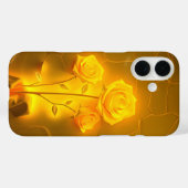 輝く黄色のバラ サンライト Yellow Roses Glow iPhoneケース Case-Mate iPhoneケース (裏面 (横))