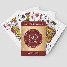 輝く黄金の赤の背景結婚記念日