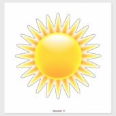 輝く黄 シール (シート)