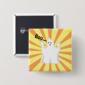 輝く かわいい トランピー ゴースト 缶バッジ (正面&裏面)