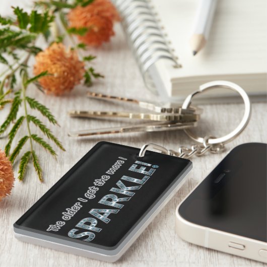 輝く キーホルダー (正面右)