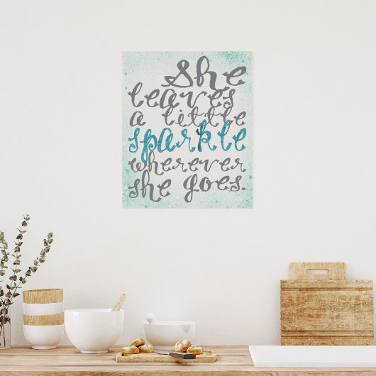 輝く ポスター (キッチン)