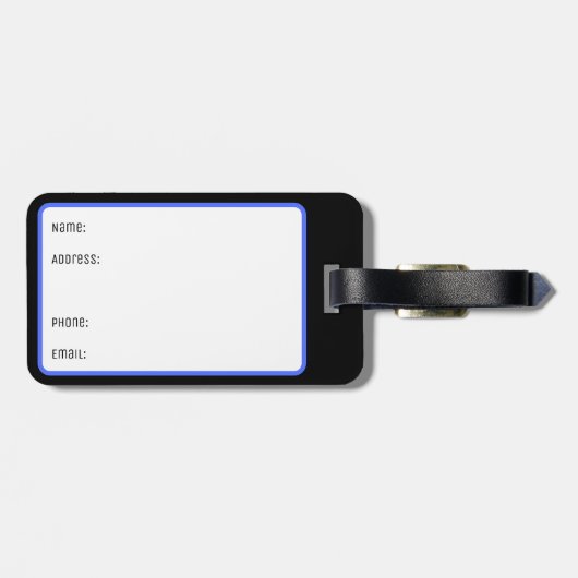 輝く ラゲッジタグ (裏面横)