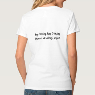 輝く 信仰を持て 神は働いている 女性用Tシャツ Tシャツ