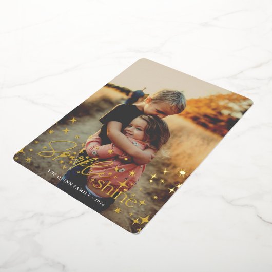 輝く 箔招待状 (回転した状態)