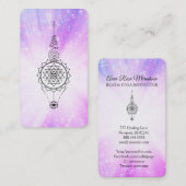 輝く。霊気エネルギーヒーリングレイズニルヴァーナ 名刺 (正面/裏面)