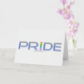 輝くSlipperyJoe's prideワードメタル文字 箔グリーティングカード (蘭)