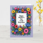 輝ける花の母カード カード (黄色い花)