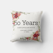 「輝ける記憶：愛の50年を祝おう」 クッション (正面)