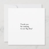 輝ける静謐：抽象的な夕陽の反映 招待状 (裏面)