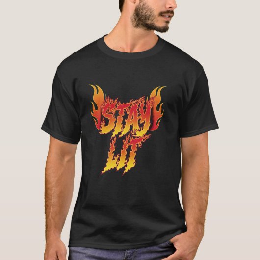 輝け炎の励まし消防士 メンズ・レディース Tシャツ (正面)