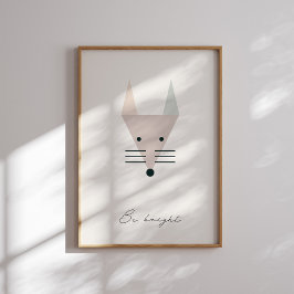 輝け、Foxキッズの肯定プリント ポスター