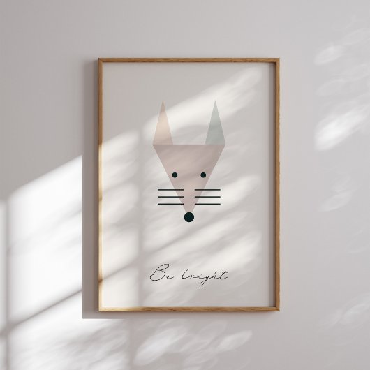 輝け、Foxキッズの肯定プリント ポスター