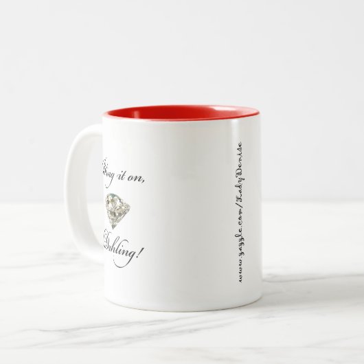 輝もしかないよ – 気にしないで!」 ツートーンCo ツートーンマグカップ (正面左)