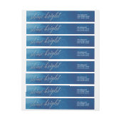 輝やきの明るい水彩画の覆いの宛名ラベル ラップアラウンドラベル (シート)