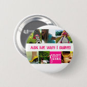 輝やきの証明Pin! 缶バッジ (正面&裏面)