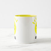 輝やきの顔 ツートーンマグカップ (中央)