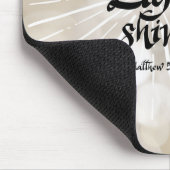 輝やきのMatthewのあなたの軽い5:16を割り当てて下さい。 マウスパッド (コーナー)