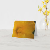 輝やき カード (黄色い花)