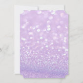 輝エレガントかしい《写真》ぼけ味フローラブライダルシャワー 招待状 (裏面)