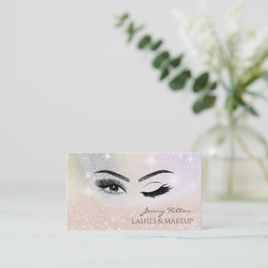 輝エレガントきらめくく風の目 名刺 (スタンド正面)