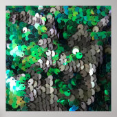 輝エレガントくグラマー緑はディスクのシークアップを楽しむ ポスター (正面)