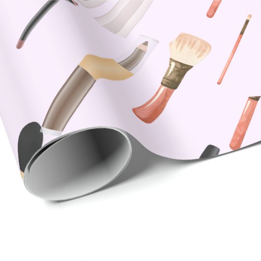 輝エレガントく美しいメイクアップツール ラッピングペーパー (ロールコーナー)