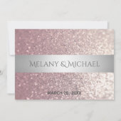 輝エレガントモダンく銀ストライプ銀RSPV 招待状 (裏面)