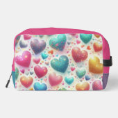 輝カラフルかしいハートパーソナライズされた ドップキット (裏面)