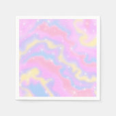 輝カラフルく虹 スタンダードカクテルナプキン (正面)