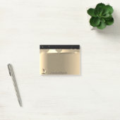 輝ガーリーかしい金ゴールドハート,ハイヒールパーソナライズされた- ポストイット (オフィス)