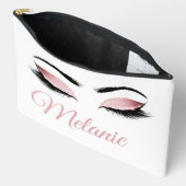 輝パーソナライズされたく目 アクセサリーポーチ (見開き)