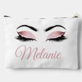 輝パーソナライズされたく目 アクセサリーポーチ (裏面)