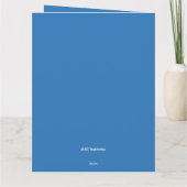 輝メリーく明るい折り畳みグリーティングカード カード (裏面)