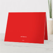 輝メリーく明るい折り畳みグリーティングカード カード (裏面)