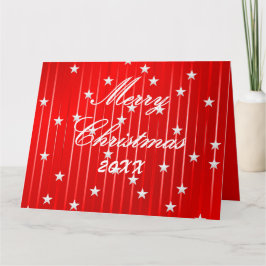 輝メリーく明るい折り畳みグリーティングカード カード