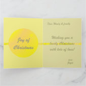 輝メリーく明るい折り畳みグリーティングカード カード (内部)