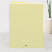 輝メリーく明るい折り畳みグリーティングカード カード (裏面)