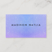 輝モダンかしいグラデーション美しいサロン名刺 名刺 (正面)