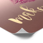 輝モダンきカッコいいの唇、メイクアップアーティスト ポスター (角)