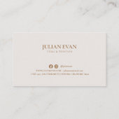 輝モダンくホログラフィックメイクアップ 名刺 (裏面)