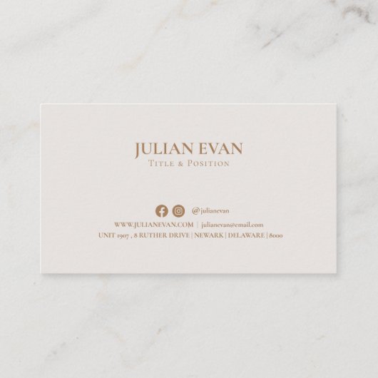 輝モダンくホログラフィックメイクアップ 名刺 (裏面)